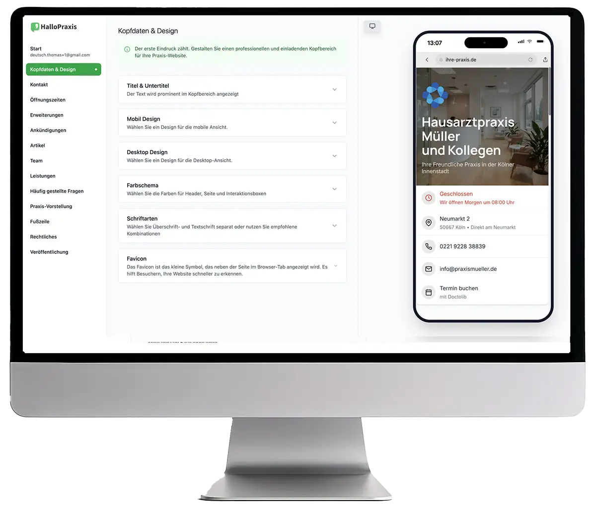 HalloPraxis Wizard App
